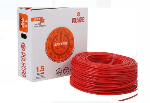 Fire Resistant Lead Free Pvc Copper Single Core Polycab Electrical Wire