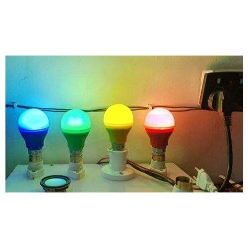 0.5 W 240 V Voltage 50 Hz Frequency Energy Efficient Cost Effective Sleek Modern Design Round Led Color Bulb Body Material: Ceramic