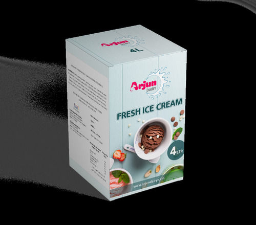 Hygienically Prepared Pack Of 4 Liter, Arjun Dairy Fresh Frozen Dessert Ice Cream