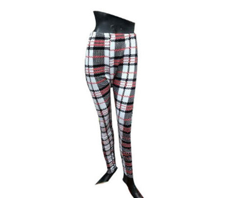 Ladies Casual Wear Slim Fit Ankle Length Cotton Lycra Printed Leggings 