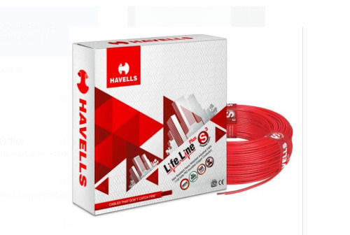 Length 90 Meter Diameter 1.5 Sq. Mm Round Red Havells Wires