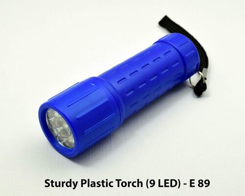 Lightweight And Easy To Carry Sturdy Plastic Torch (9 Led)