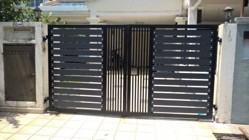 Swing Modern Design And Powder Coated Stainless Steel Gate