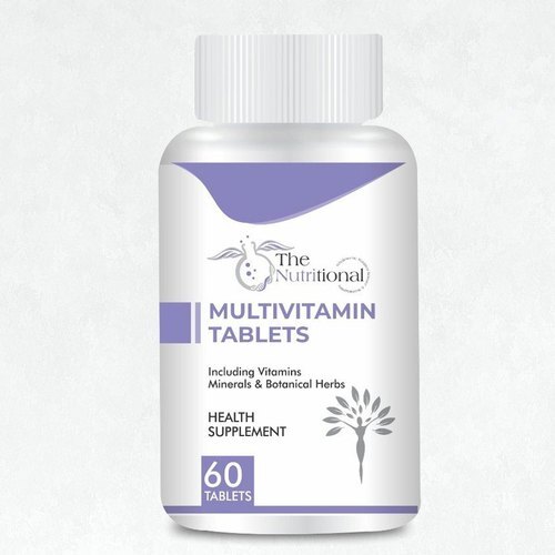 Multivitamin and Minerals Health Supplement - 60 Tablets Pack | Comprehensive Daily Wellness Formula, Essential Vitamins and Minerals, Convenient Dosage