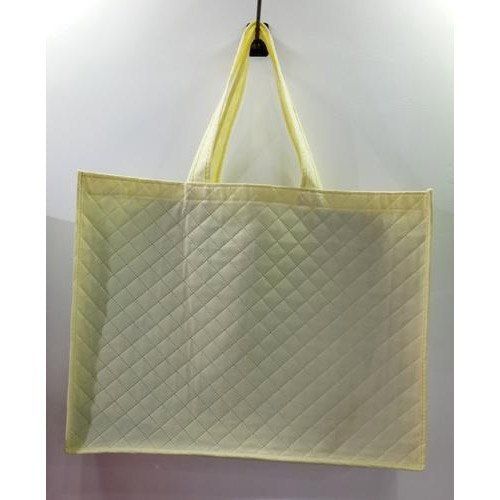 White Recyclable Eco Friendly Coated Paper Screen Printing Surface Carry Bags