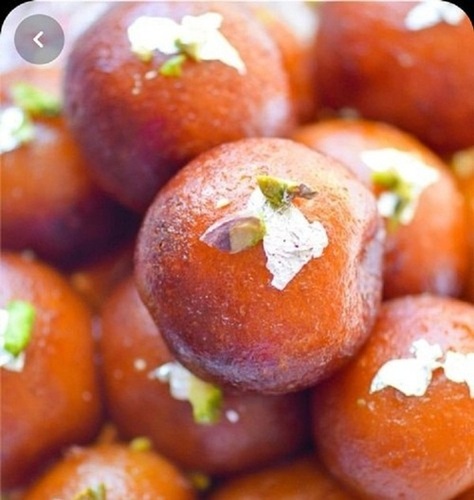 Round Shape Healthy Yummy Hygienically Prepared Tasty Delicious High In Fiber And Vitamins Kesar Gulab Jamun