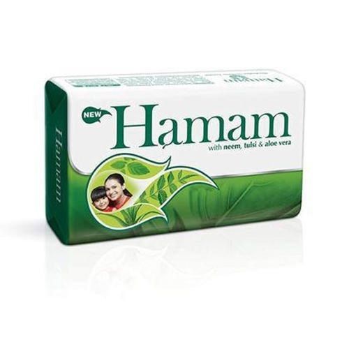 Skin Friendly Glowing Free From Parabens Green Rectangle Fragrance Hamam Soap