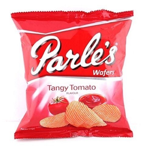 Tasty And Crispy Ready Eat Tangy Tomato Flavor Parle Potato Wafers For Snack Anytime  Packaging Size: 20G