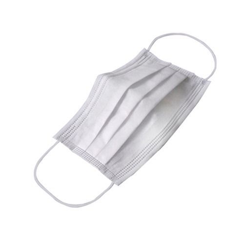 Rectangle White Coloured Breathable And Comfortable Cotton Disposable Surgical Face Mask