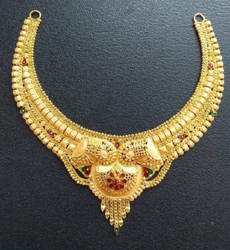Latest Light weight Necklace designs for parties, festivals and weddings |  Bridal gold jewellery designs, Necklace designs, Gold jewelry necklace