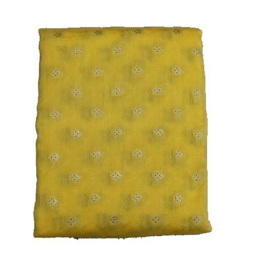 Yellow Pure Katan Silk Diaval Fabric