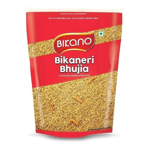 Packed Of 1 Kg Size Crunchy Crispy And Spicy Bikano Bikaneri Bhujia For Snacks Carbohydrate: 4.34% Percentage ( % )