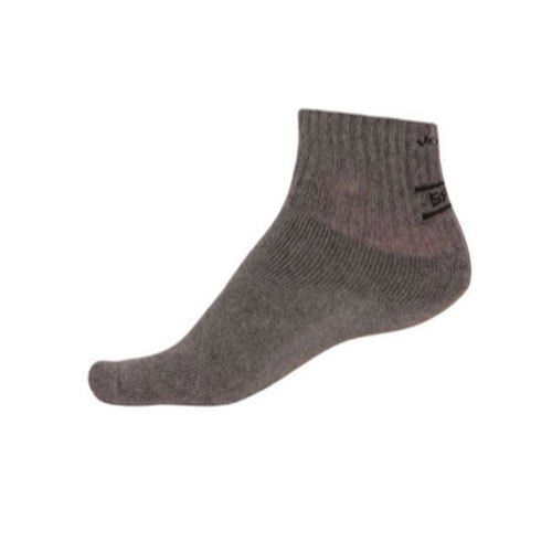 Ankle Length Cotton Gray Plain Comfortable Wear Eco Friendly Cotton Sports Socks For Mens