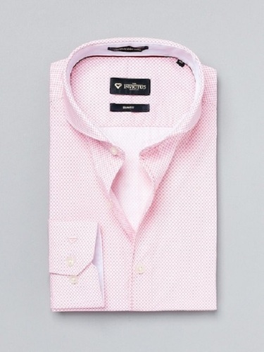 गुलाबी कैज़ुअल वियर स्ट्रेट कॉलर बटन क्लोज़र टाइप पुरुषों की फुल स्लीव शर्ट आयु समूह: वयस्क