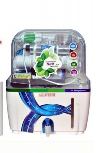 14 Liter Capacity Plastic Body Blue Aqua Fresh Uf Membrane Uv+Ro Automatic Electric Domestic Water Purifier Power: 40 Watt (W)