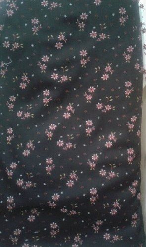 Comfortable Soft And Smooth Skin Friendly Black Printed Cotton Kurti Fabric