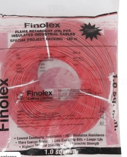 Fire Resistant Round Shape Single Core Pvc Finolex Electrical Cable Application: Building Solutions