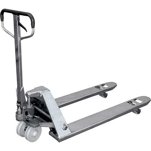 Galvanized Electric Pallet Truck With Loading Capacity 2000 Kg And Max. Lifting Height 85mm