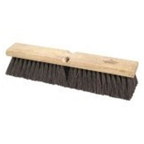 Hard Road Cleaning Wooden Brush black