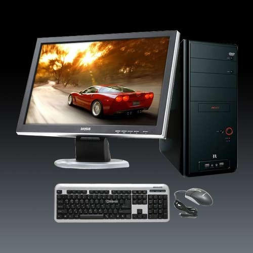 High Performance And Long Life Span Easy To Install Black Lcd Desktop Computer