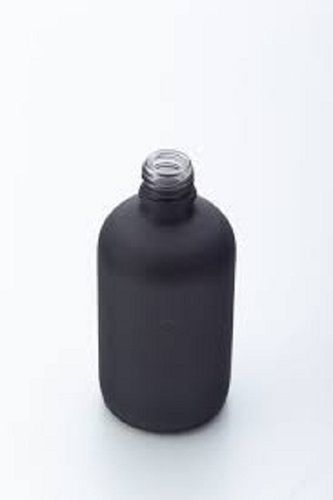 Leak And Crack Resistance Unbreakable Round Black Empty Glass Bottle