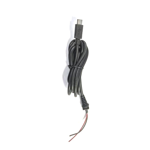 Maximum Charging Speed Up To 3.1A And Durable Mobile Travel Charger Cable - TPE Material, Rotatable Design, Black Color