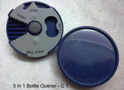 Round Shape 5 In 1 Bottle Opener