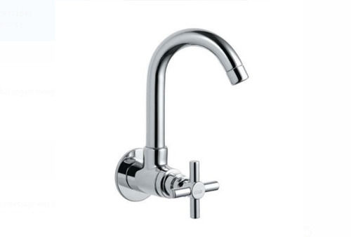 Silver Rust Proof Stainless Steel Chrome Finished Wall Mounted Kitchen Faucets