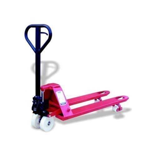 Super Short Fork Pallet Truck - PU & Nylon Wheels, 3000 Kg Load Capacity, Max Lifting Height 200mm, Hand Operated, Yellow Color, New Condition