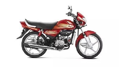 110 Cc Engine Capacity With 13 Litres Fuel Tank Red Colour Hero Hf Deluxe Bike Vehicle Type: Two Wheeler