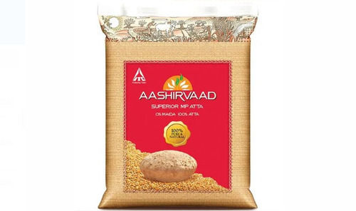 100% Pure And Natural White Fresh Atta For Cooking With 5 Kilogram Packet Pack  Carbohydrate: 76 Grams (G)