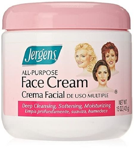 Color White Jergens All Purpose Face Cream 