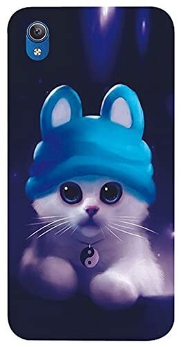 Cute Kitty Design Printed Back Cover In 3d Style Elegant Design Light Weight Extra Protection