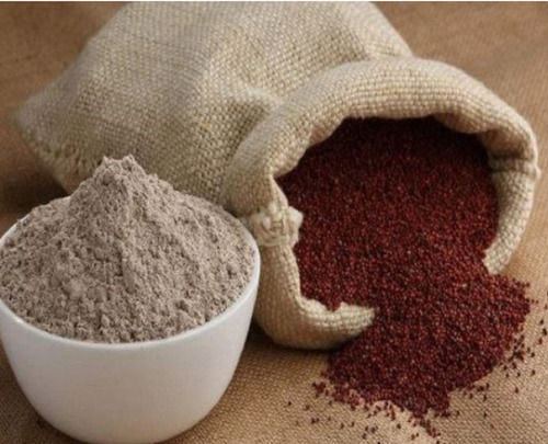 Healthy Nutrients Rich Hygienically Prepared And Adulteration Free High In Protein 100% Pure Ragi Flour 