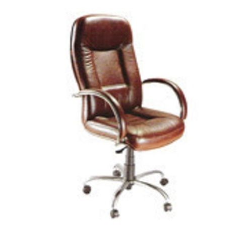 Modern Design and Adjustable Height Long Back Brown Color Manager Chairs
