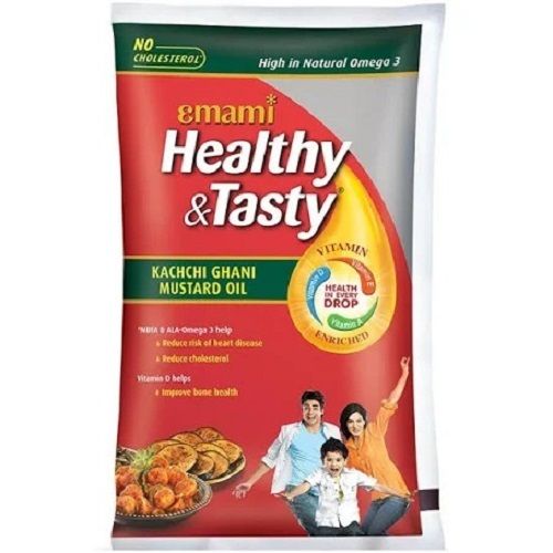 Pack Of 1 Liter Healthy And Tasty Emani Khachi Ghani Mustard Oil