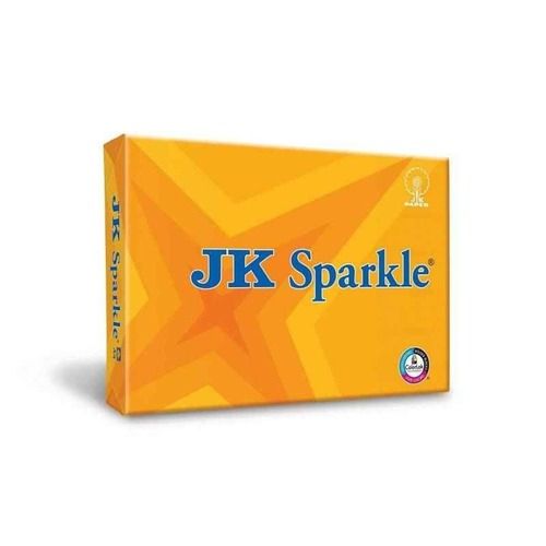 Pack Of 500 Sheets White Smooth Jk Sparkle Copier 75 Gsm A4 Paper For Printing Thickness: 1 Millimeter (Mm)