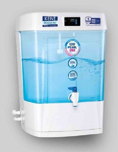 15 Liter Capacity Wall Mounted White And Sky Blue Plastic Kent Ro Water Purifier