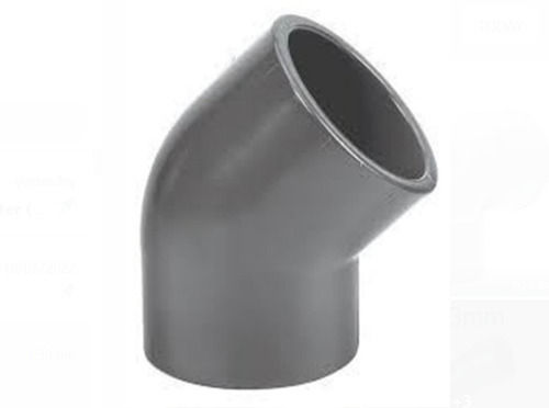 3 Mm Thickness Leak Resistant Strong And Durable Pvc Pipe Dark Grey Elbow