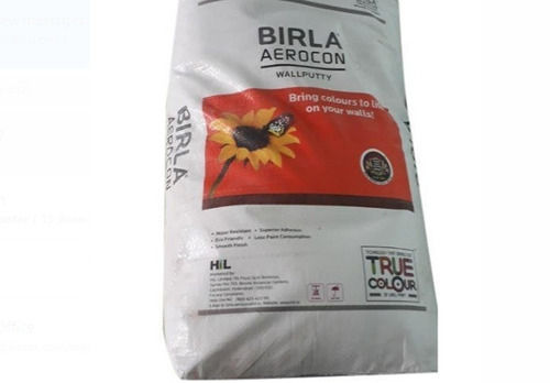 Powder Form White Birla Aerocon Wall Putty With 40 Kg Bag Pack For Multi Purpose Use Chemical Name: Sodium Alginate