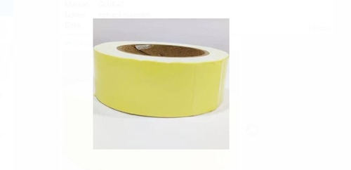 Yellow Single Side Bopp Adhesive Tape Used In Packaging Box And Cartons, 6 Meter  Shelf Life: 1 Years