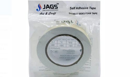 White Double Side Self Adhesive Foam Tape Used For Packaging Box, 8 Meter Shelf Life: 1 Years