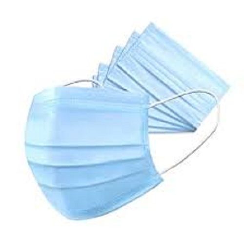 Biodegradable And Adjustable Comfortable Lightweight 3 Ply Surgical Face Mask