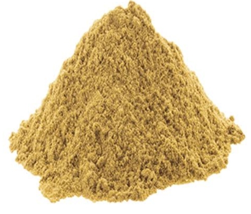 रासायनिक मुक्त और स्वच्छ रूप से प्राकृतिक रूप से तैयार भूरा धनिया पाउडर