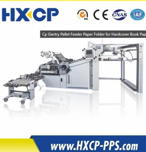 Silver Cp Gantry Pallet Feeder Paper Folder For Hardcover Book Paper Folding Machine For Printing Sheet