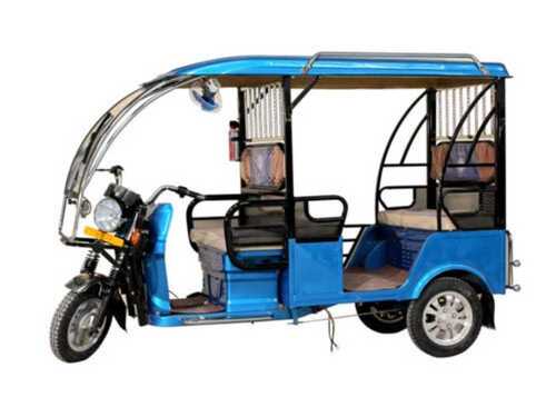 Durable Heavy Duty Auto Battery Operated Blue Black Electric Rickshaw General Medicines