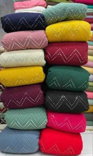 Economical Multicolor Fancy Cotton Fabric For Garment Making At Best 