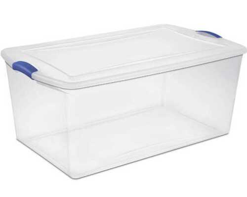 Lightweight Crack And Scratch Resistance Rectangular Transparent Plastic Container