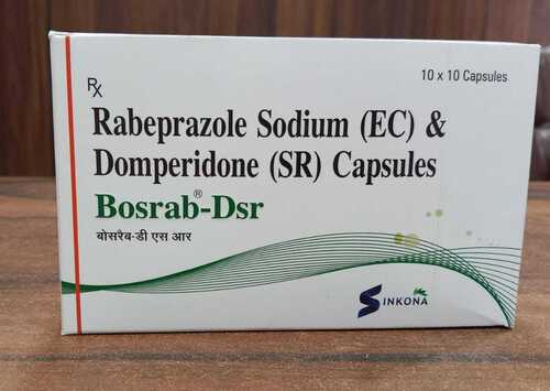 Rabeprazole Sodium Ec And Domperidone Sr Capsules, Pack Of 10x10 Capsules