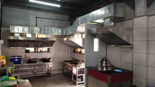 Reduce Smock Ruggedly Easy To Clean Wall Mounted Silver Kitchen Chimney